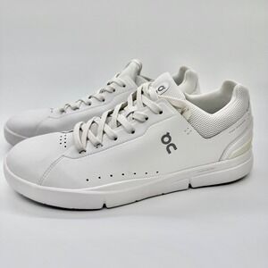 On Running The Roger Advantage White Sneakers Mens Tennis Shoes 10.5